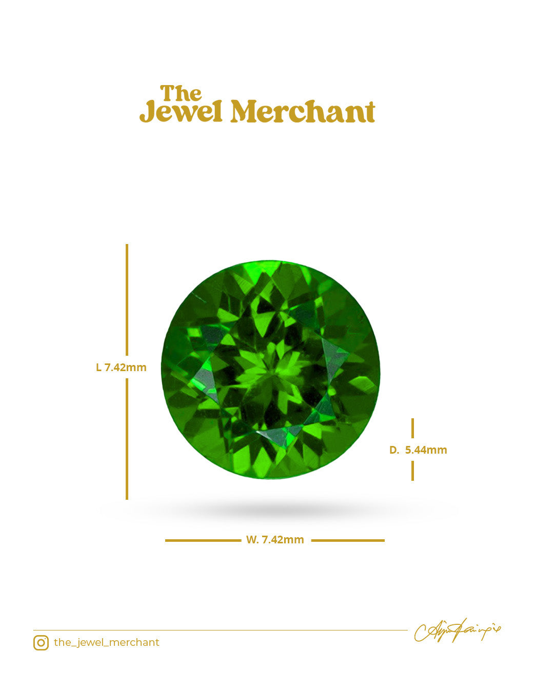 Tsavorite Brilliant Carats 2.09 cts