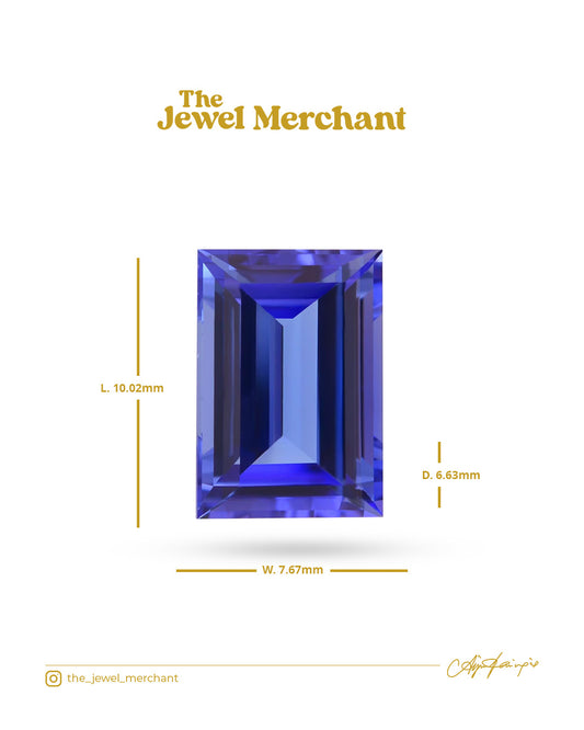 Tanzanite AAA+ Baguette Carats 4.6 cts
